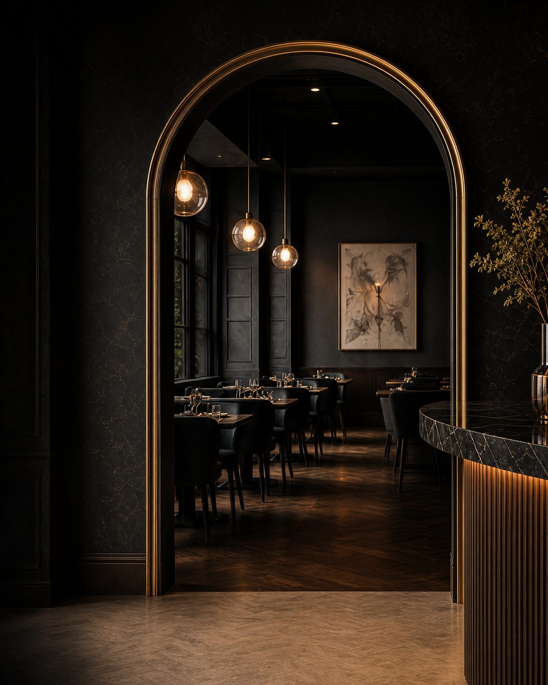 The dining room at Archway Hospitality Group